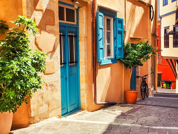 Greek Islands- Street in Chania-2 Greek Islands- Street in Chania